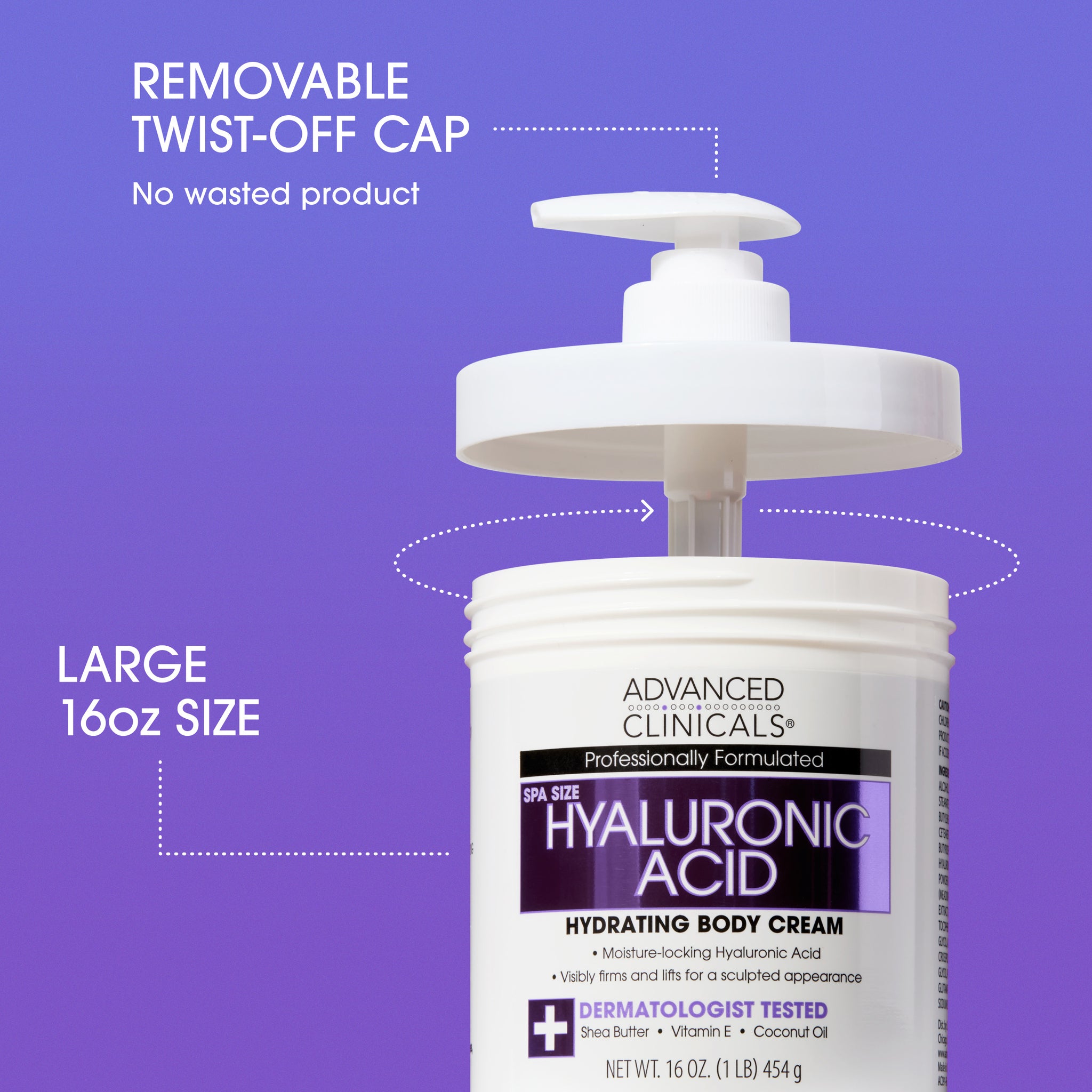 Advanced Clinicals - Spa Size Hyaluronic Acid Instant Skin Hydrator (Original)