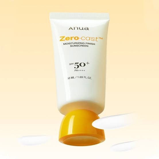 Anua - Zero-Cast Moisturizing Sunscreen SPF 50+ (Original)