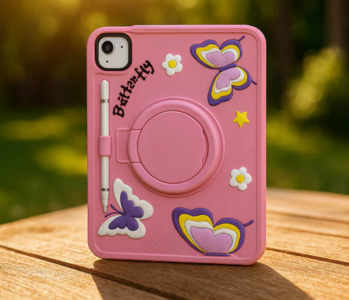 Cute Cartoon iPad Protective Case with Stand