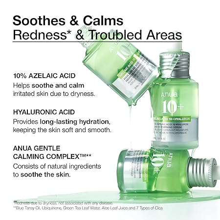Anua - Azelaic Acid 10 + Hyaluron Redness Soothing Serum